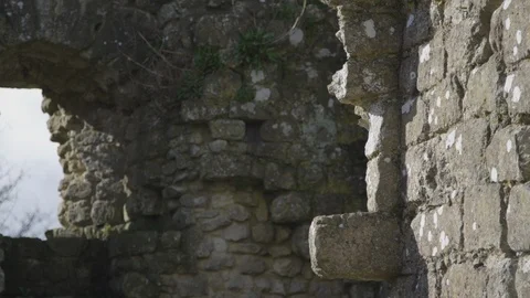 Close up ancient castle walls Stock Footage 126548301