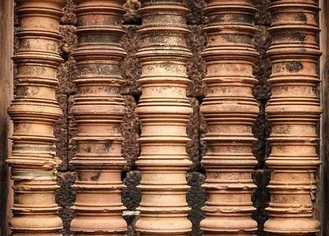 Close up of ancient column ruins Stock-Fotos