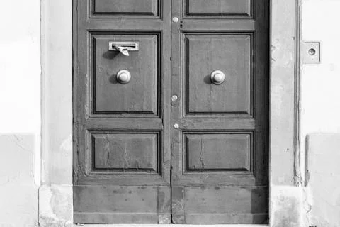 Close up of an ancient door Stock Photos