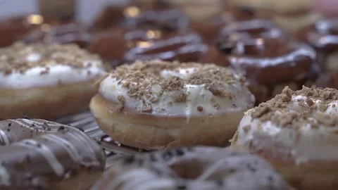 Close up and donut bokeh Stock Footage 265934422