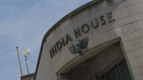 Close Up and Low Angle Shot of India House Building in Penang Stock Footage 48140740