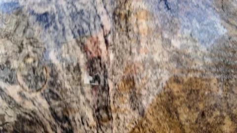 Close up and slow motion of white wet marble Stock Footage 317639935