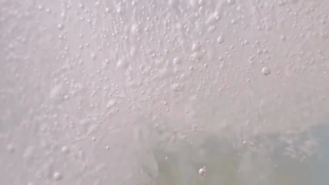 Close up and slowmotion bubble movement Stock Footage 153865785