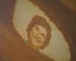 Close up and zoom out from painting SD Footage