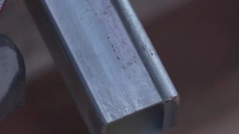 Close-up angle ruler is used to measure angles to write lines with a pen Stock Footage 133706150