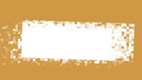Close-up of an animated white quadrangle in glitch effect. 스톡 동영상 135628859