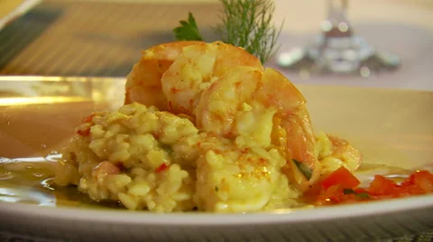 Close-up of appetizer on plate Stock Footage 57814554