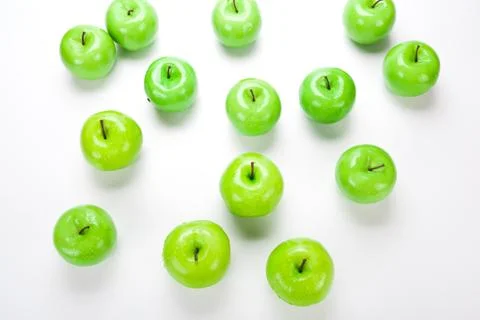 Close-up of an apple green 1 Stock Photos