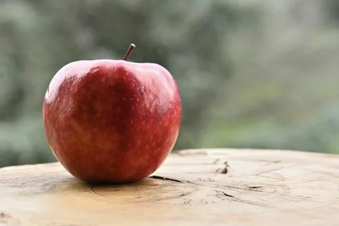 Close up of apple type with red, white, yellow and pink pulp Stock Photos