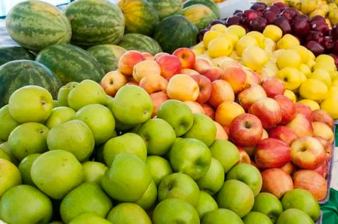 Close-up apples Stock Photos