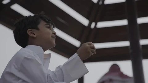 Close up of arab boy. Stock Footage 108256699