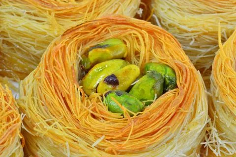 Close up arabic dessert Stock Photos