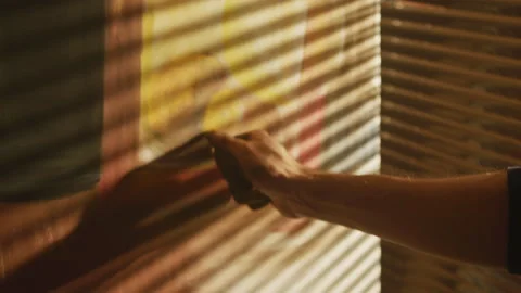 Close up of an artist at work Stock-Footage 214978108