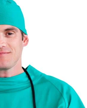 Close-up of an assertive surgeon Stock Photos