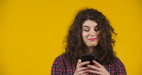 Close-up attractive plus-size model posing 動画素材 131612134