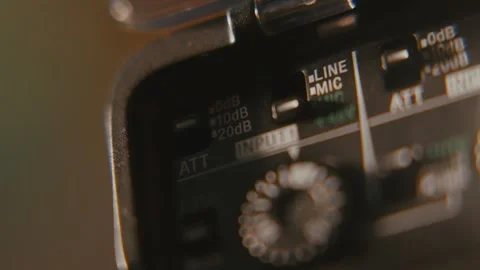 Close Up Audio Controls 動画素材 284984129