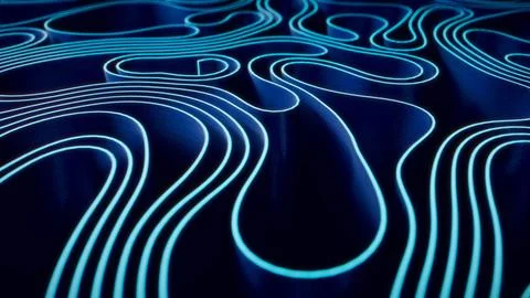 Close up of azure rectangle pattern on electric blue background Stock Photos