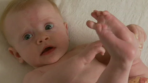 Close Up Baby Stock Footage 845194