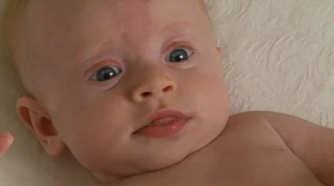 Close Up Baby Stock Footage 845195