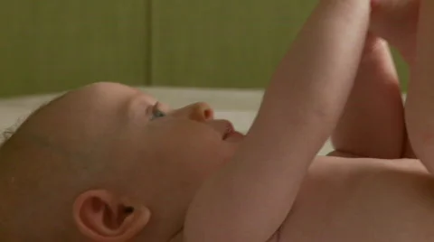 Close Up Baby Stock Footage 845199