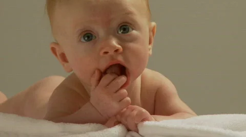 Close Up Baby Stock Footage 845210