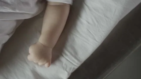 Close up of the baby Stock Footage 43079151