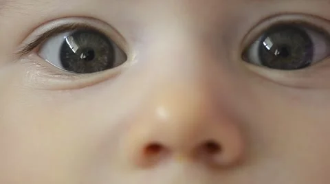 Close-up of babyface Stock Footage 47938645