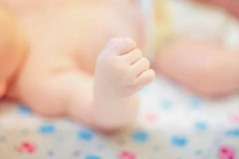 Close-up of baby's hand Stock Photos