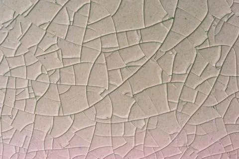 Close up to background and texture of stretch marks cracked on white cream gl Stock Photos