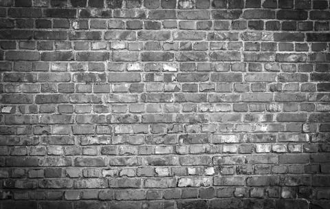 Close up Background of brick wall pattern texture. Selective focus Stock Photos