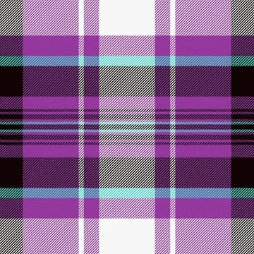 Close-up background check fabric, rural textile vector tartan. Diagonal pat.. Stock Illustration