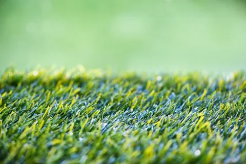 Close up background of green grass Stock Photos