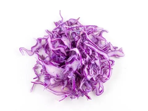 Close up background isolated a bunch of silky purple cabbage, Cabbage cut int Stock Photos