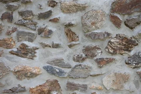 Close up background masonry stone wall texture Stock Photos