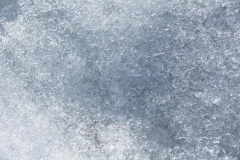 Close-up background of melted snow 스톡 사진