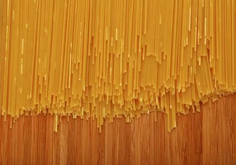 Close up background of spaghetti pasta Close up background pattern of dry ... Stock Photos