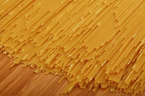 Close up background of spaghetti pasta Close up background pattern of dry ... Stock Photos