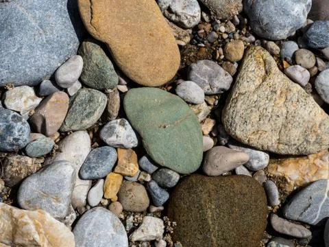 Close up background stoney ground Foto stock