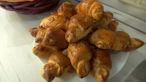 Close-up of the bakery products Stock Footage 308881026