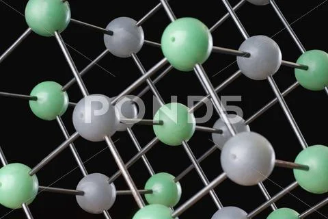 Close-Up Of Ball And Stick Model