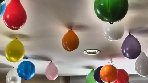 Close-up of balloons Stock Footage 75264258