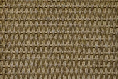 Close up of bamboo curtain pattern material Stock Photos