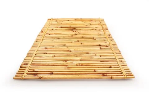 Close up of bamboo mat background  Stock Photos