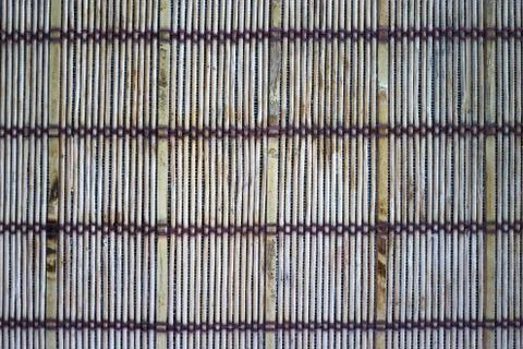 Close up of bamboo mat background Stock Photos