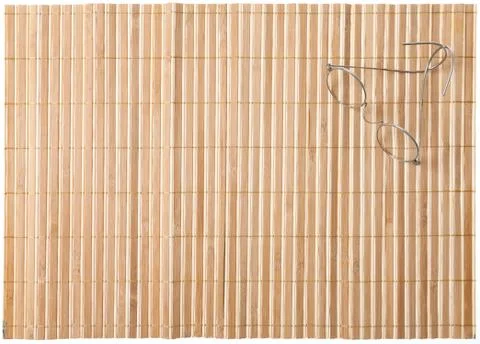 Close up of bamboo mat Stock Photos