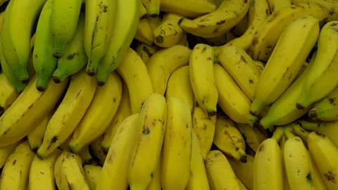 Close up of bananas Stock Footage 73888935