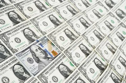 Close up of banknote Stock Photos