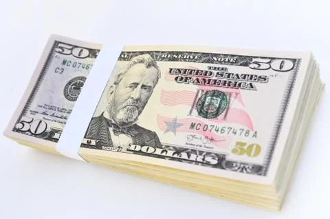 Close up of banknote Stock Photos