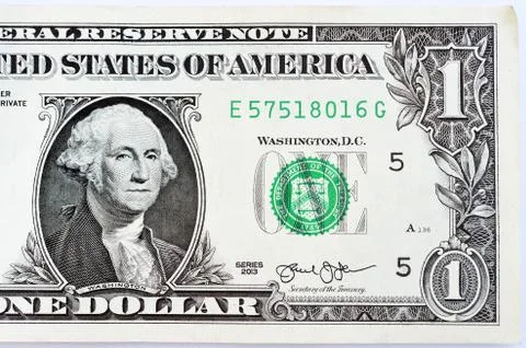 Close up of banknote Stock Photos