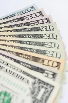 Close up of banknote Stock Photos